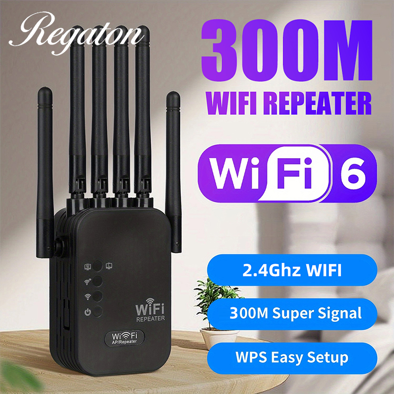 Smart Home Network - 고출력 300M WiFi 신호 증폭기 2.4GHz