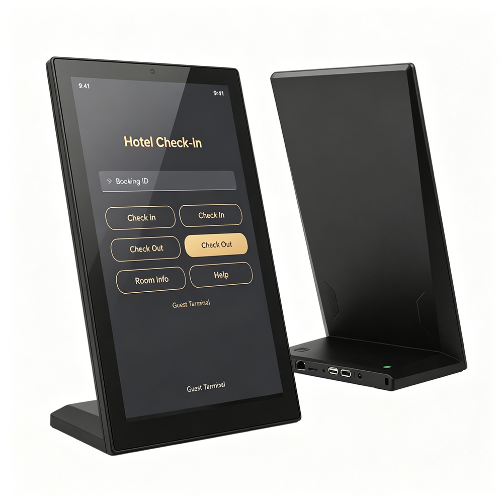 Smart Home Touchscreen Control Panel - RK3588 14인치 L자형 데스크톱 제어 패널,