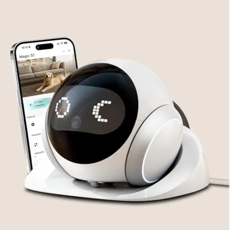 Smart Home Monitor - 자동 충전 도크, 스마트 앱 제어,