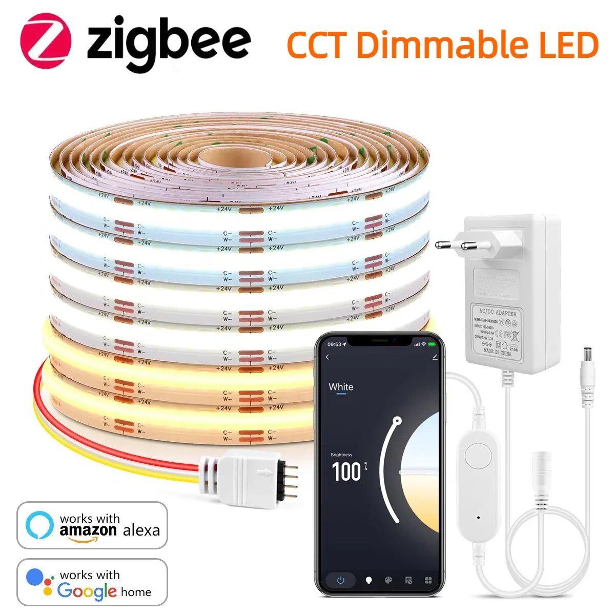 Smart Home For Windows - 지그비 3.0 CCT 2700K-6500K 디밍 가능