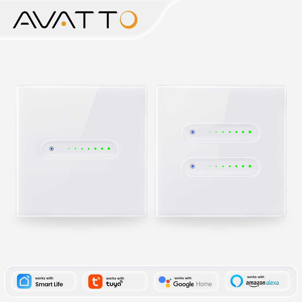 Smart Home Button - AVATTO WiFi 1/2 Gang 스마트 디머