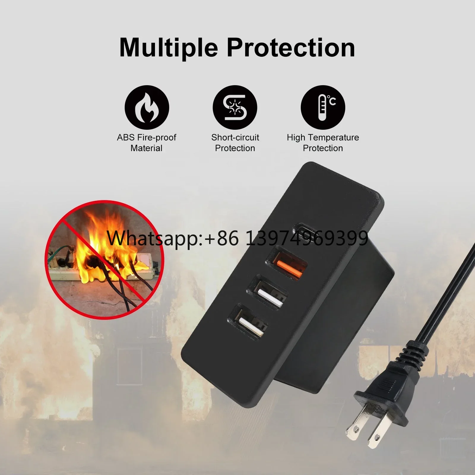 Smart Power Strip - 전원 공급 USB C 허브 소켓