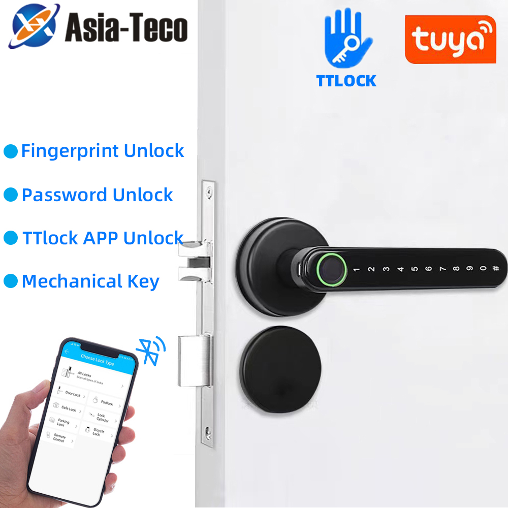 Smart Home Door Lock - TTLock 스마트 블루투스 지문 잠금 장치