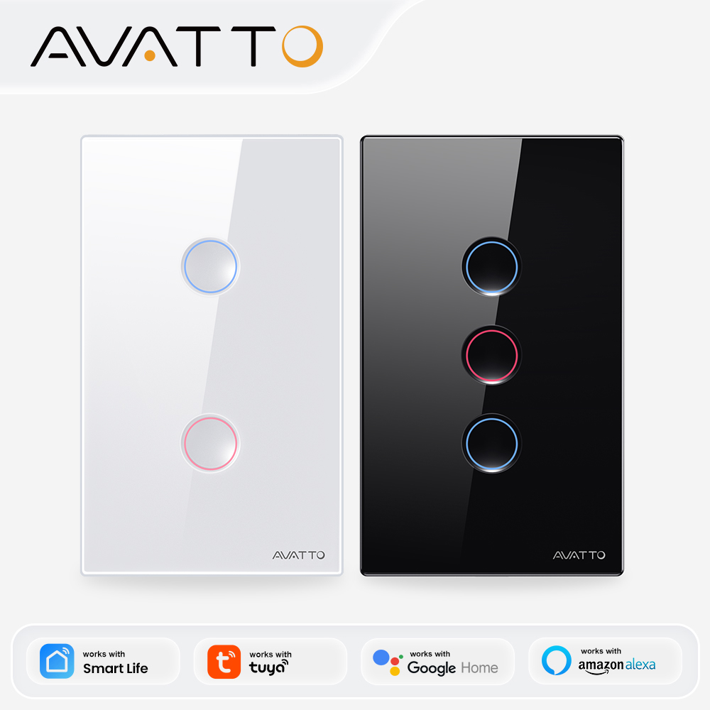 Smart Home Button - AVATTO 1/2/3/4 Gang ZigBee 스마트 라이트