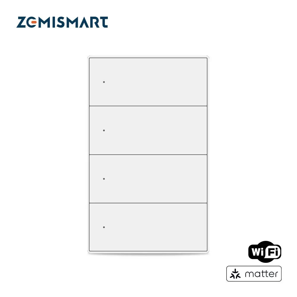 Smart Home Orvibo - Zemismart Matter 와이파이 스마트 벽 조명