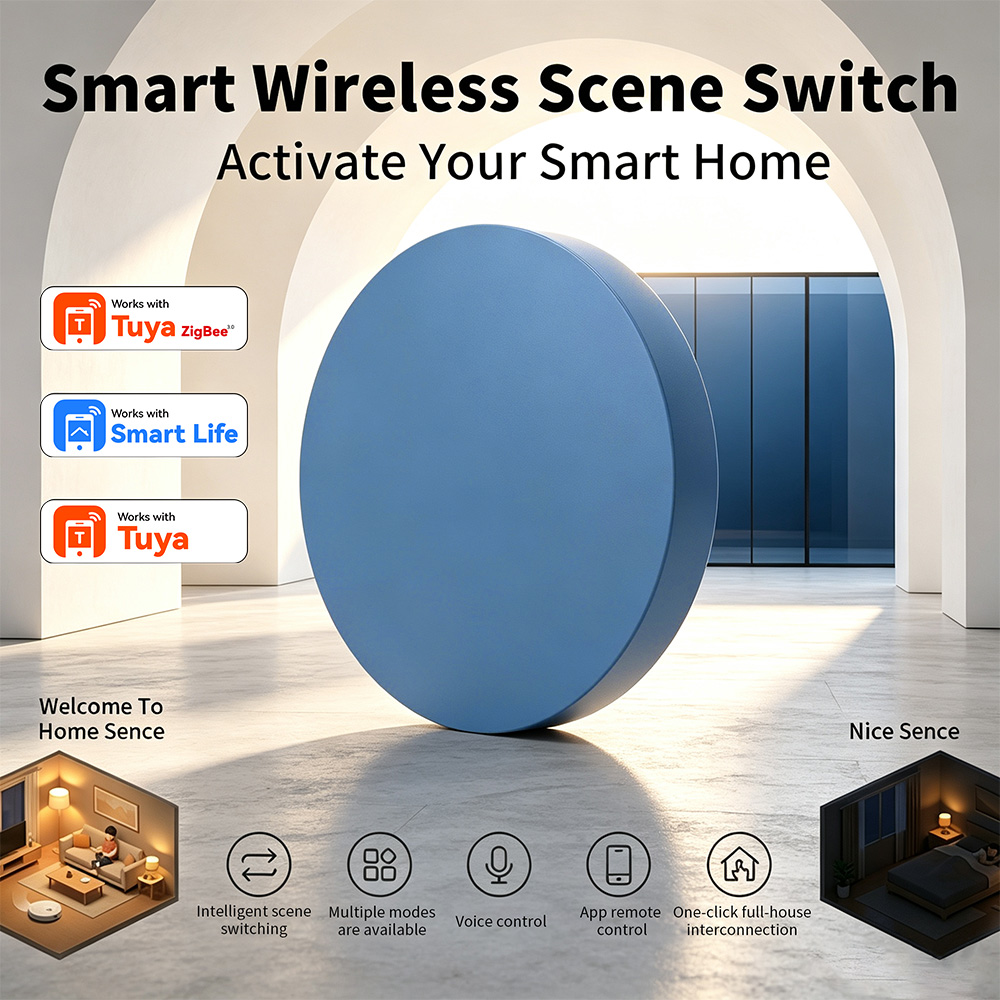 Smart Home Button - Zigbee 스마트 씬 푸시 버튼, Tuya