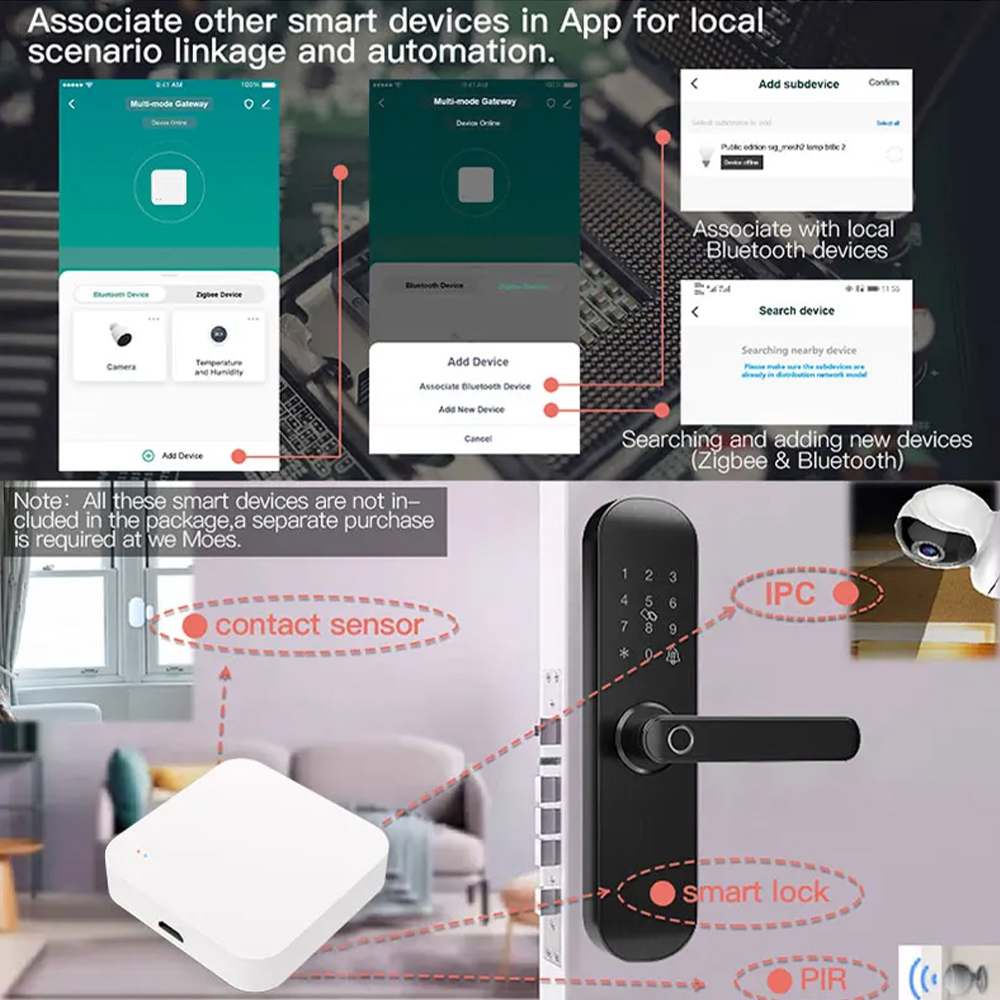 Tuya Zigbee 블루투스 멀티 모드 게이트웨이 허 - Smart Home Zentrale 리뷰 및 가격
