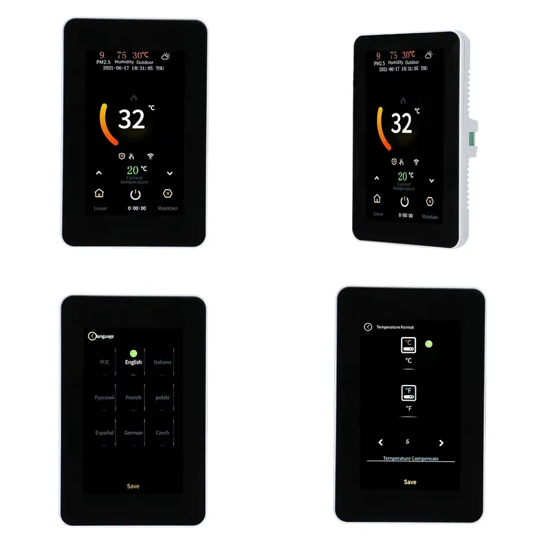 스마트 홈 바닥 난방 시스템 수직형 스크린 블랙 바닥  - Smart Home Wifi 리뷰 및 가격