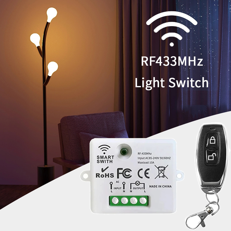 RF 433MHz 무선 원격 제어 스위치 스마트 홈 1 - Smart Home Button 리뷰 및 가격
