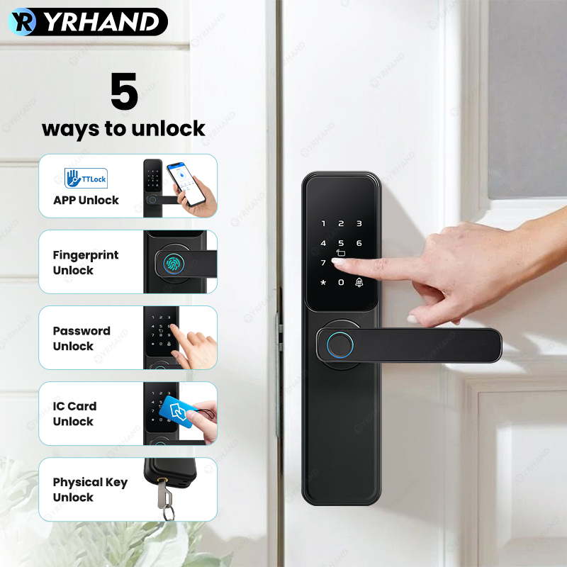 블루투스 TTLock 앱 지문 잠금 장치 Cerradu - Smart Home Dashboard 리뷰 및 가격