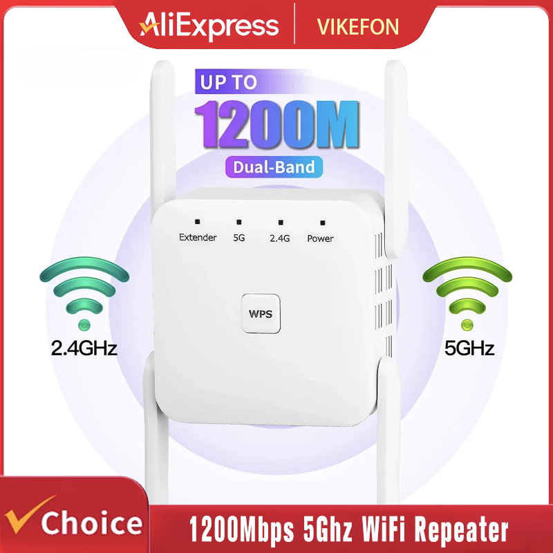 1200Mbps 5GHz 무선 와이파이 리피터 부스터  - Smart Home Network 리뷰 및 가격