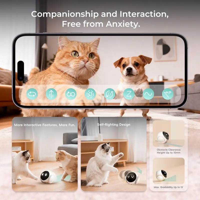 자동 충전 도크, 스마트 앱 제어, 양방향 오디오 및  - Smart Home Monitor 리뷰 및 가격