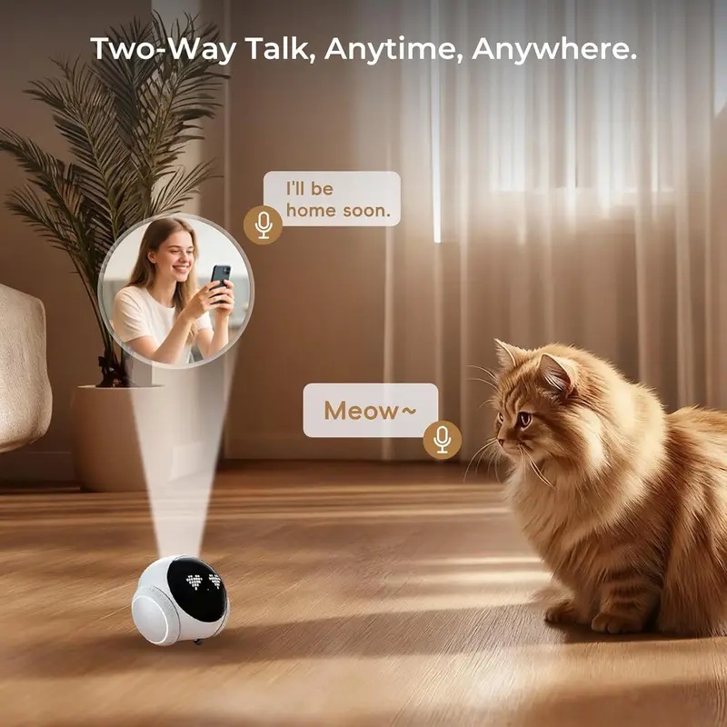 자동 충전 도크, 스마트 앱 제어, 양방향 오디오 및  - Smart Home Monitor 리뷰 및 가격