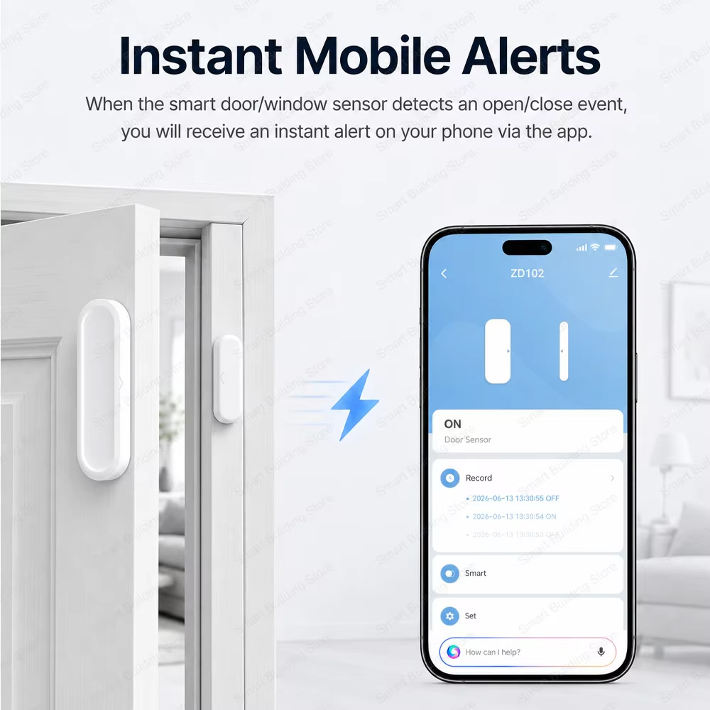 도어 윈도우 센서 Zigbee 3.0 접촉 센서 Zig - Smart Home Zentrale 리뷰 및 가격