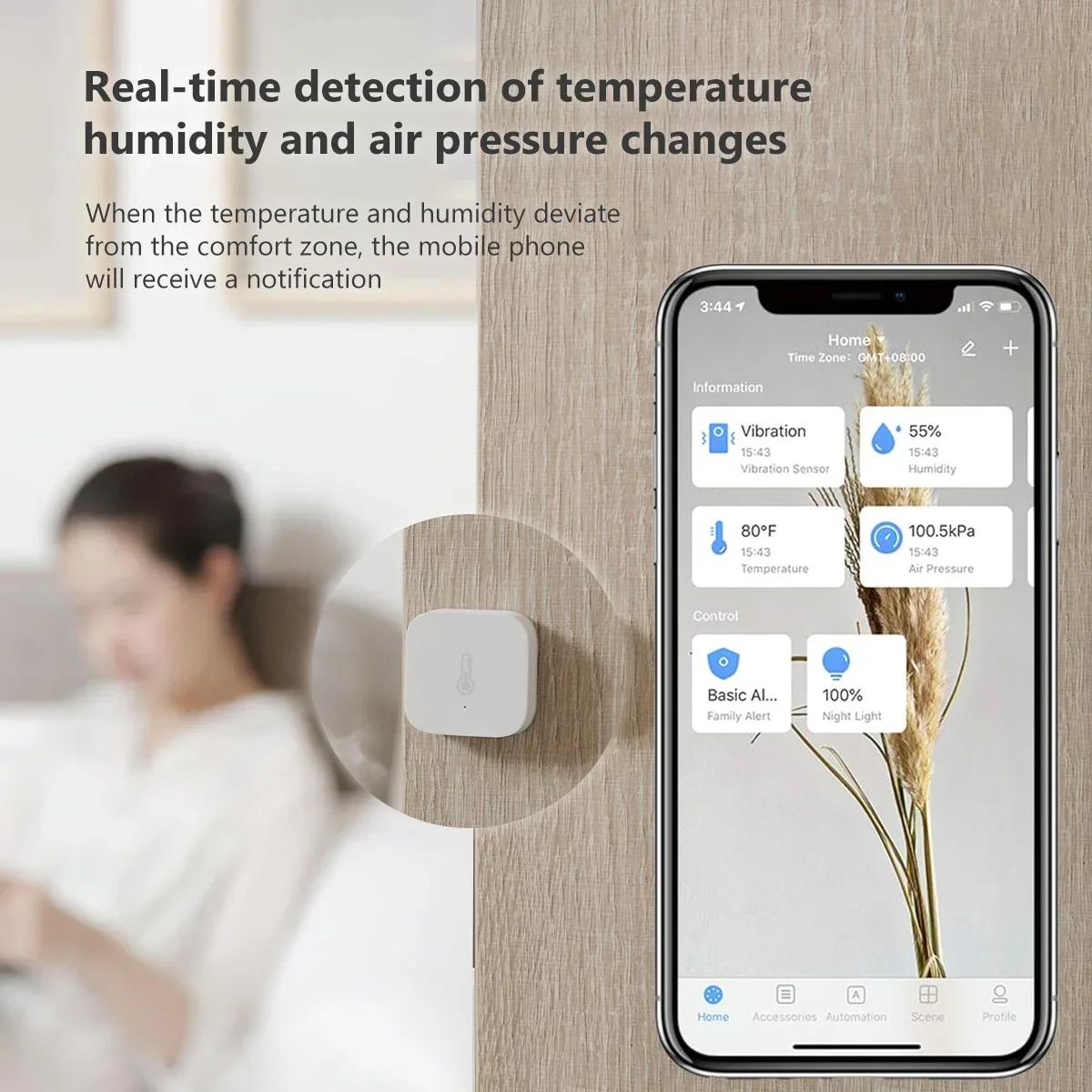 Aqara 온도 센서 Zigbee 스마트 공기질 압력  - Smart Home For Windows 리뷰 및 가격