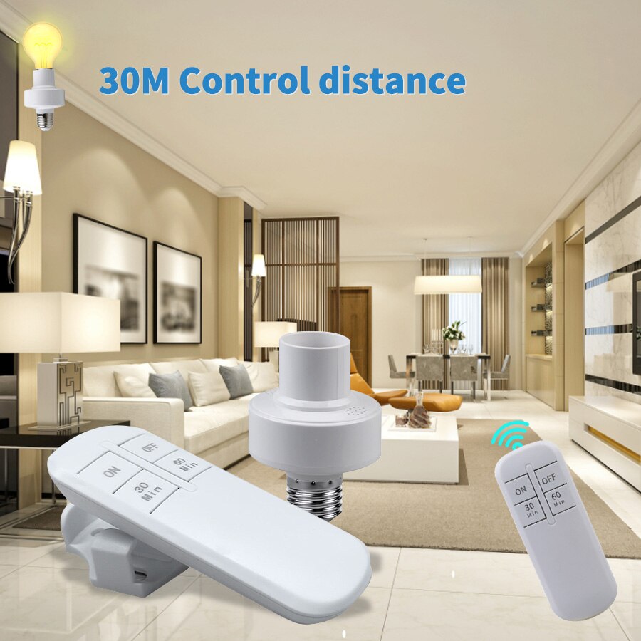스마트 타이머 스위치 무선 리모컨, E27, 15m 범 - Voice Control Light Bulb 리뷰 및 가격