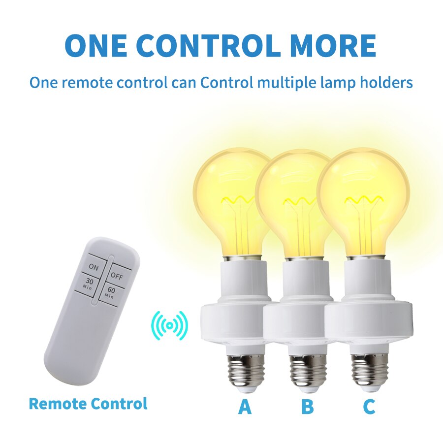 스마트 타이머 스위치 무선 리모컨, E27, 15m 범 - Voice Control Light Bulb 리뷰 및 가격