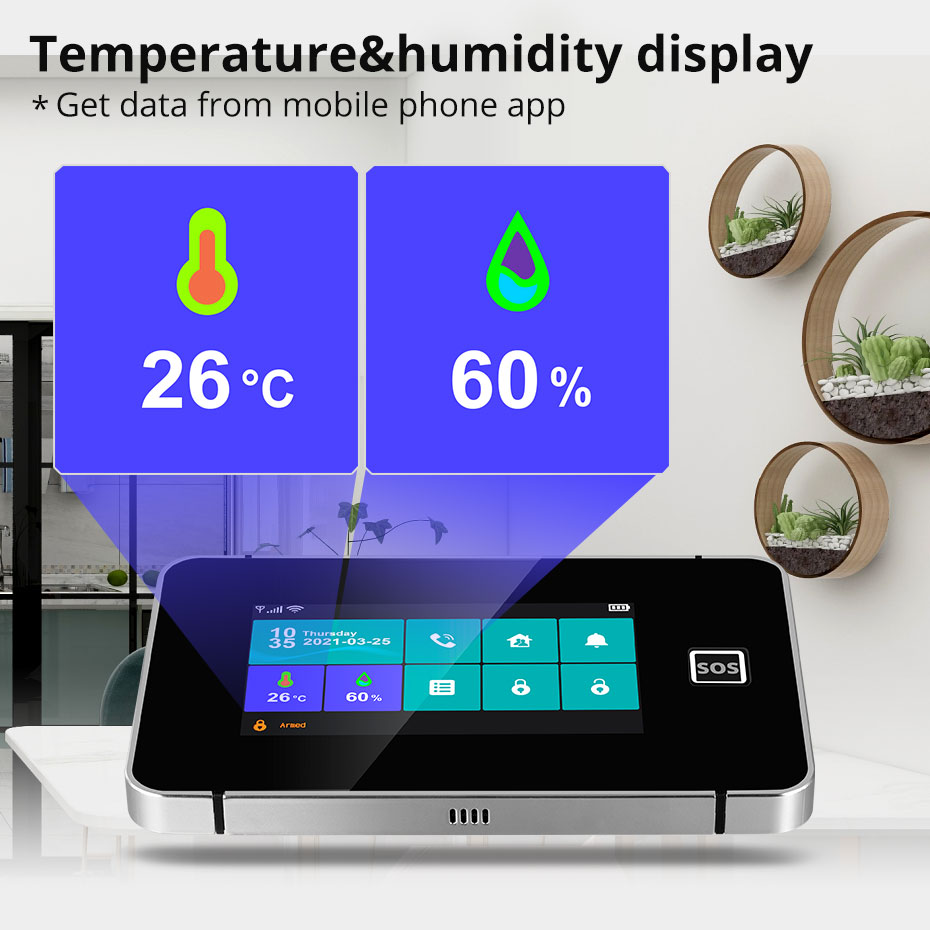 KERUI G60B WIFI GSM 경보 시스템 4.3 - Smart Home Touchscreen Control Panel 리뷰 및 가격