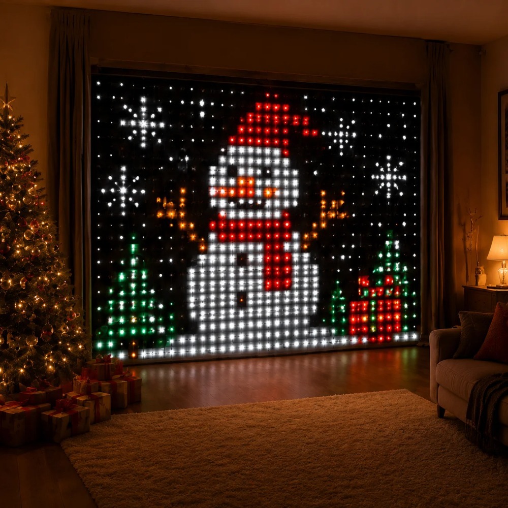 LED 픽셀 커튼 조명 블루투스 앱 제어 RGB 스마트 - Smart Home Control 리뷰 및 가격