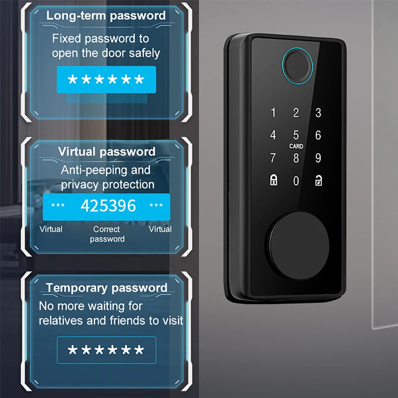 스마트 지문 데드볼트 잠금장치 래치/도어 센서 포함 T - Smart Home Door Lock 리뷰 및 가격
