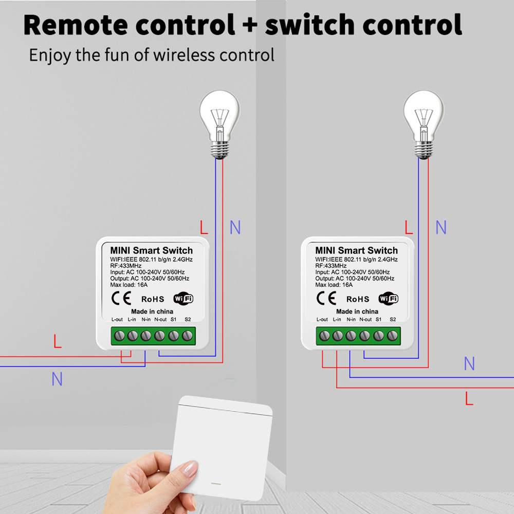 투야 와이파이 스마트 조명 스위치 스마트 홈 무선 RF - Smart Home Button 리뷰 및 가격