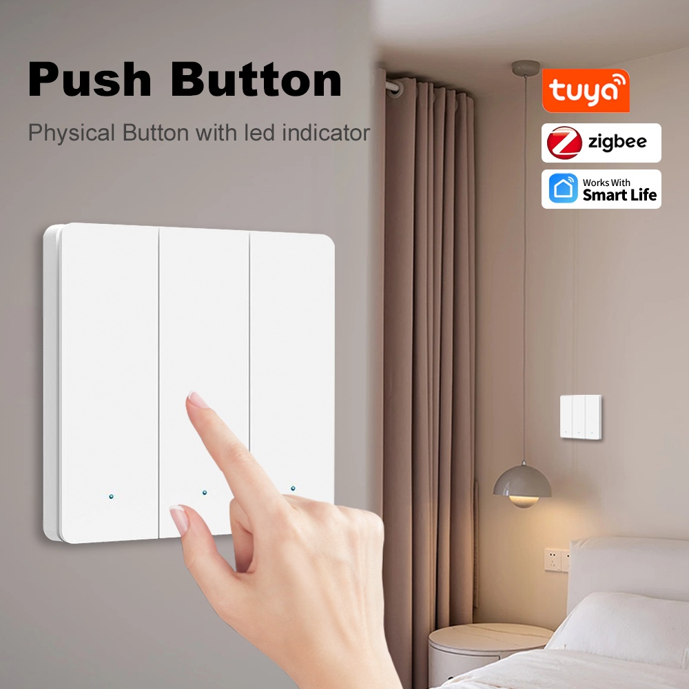 스마트 라이프 지그비 푸시 버튼 스위치 1 2 3 갱  - Smart Home Button 리뷰 및 가격