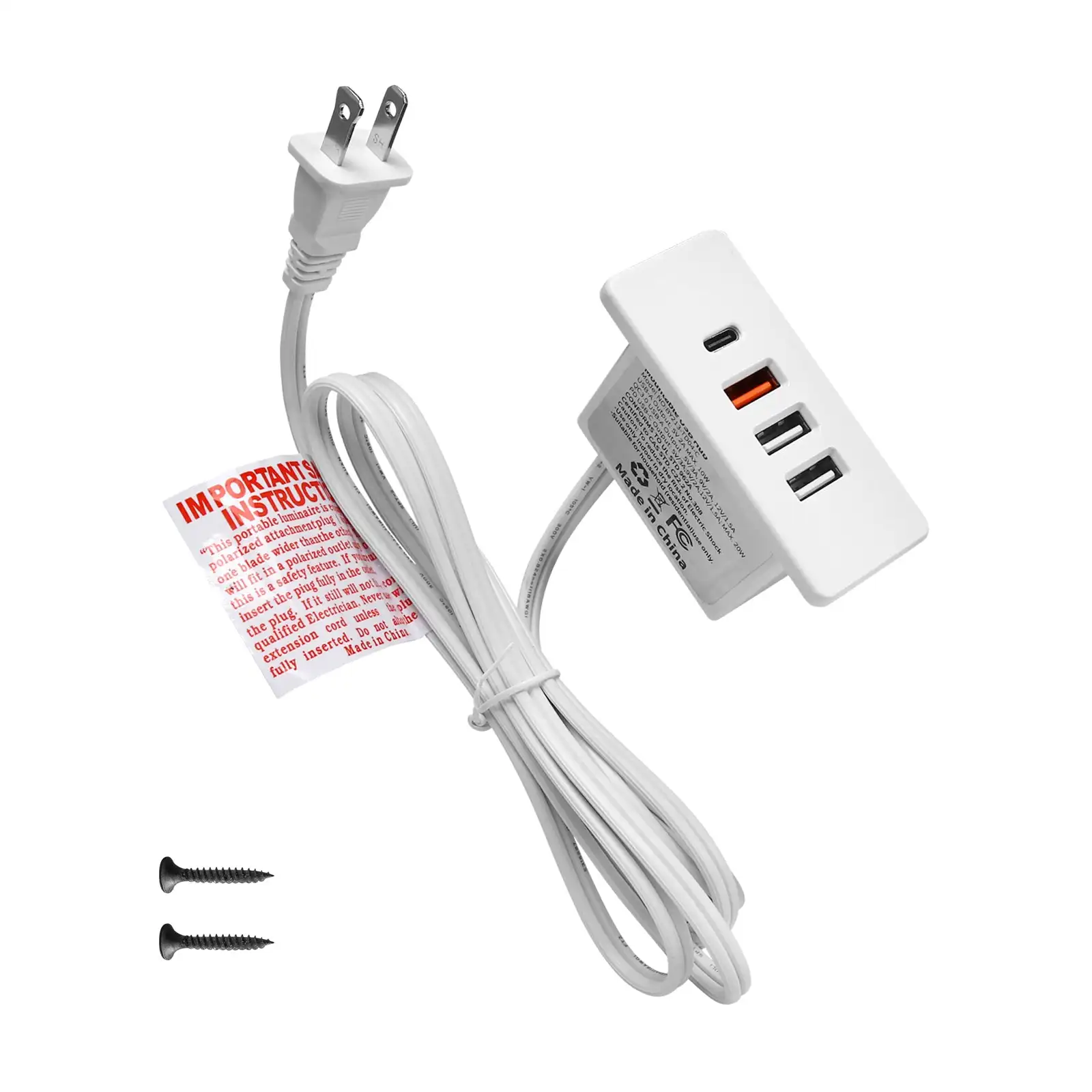 전원 공급 USB C 허브 소켓 매립형 USB C 전원 - Smart Power Strip 리뷰 및 가격