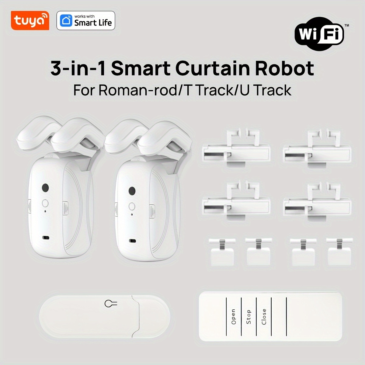 1/2개 투야 스마트 와이파이 커튼 로봇 (허브 포함  - Smart Home Zentrale 리뷰 및 가격
