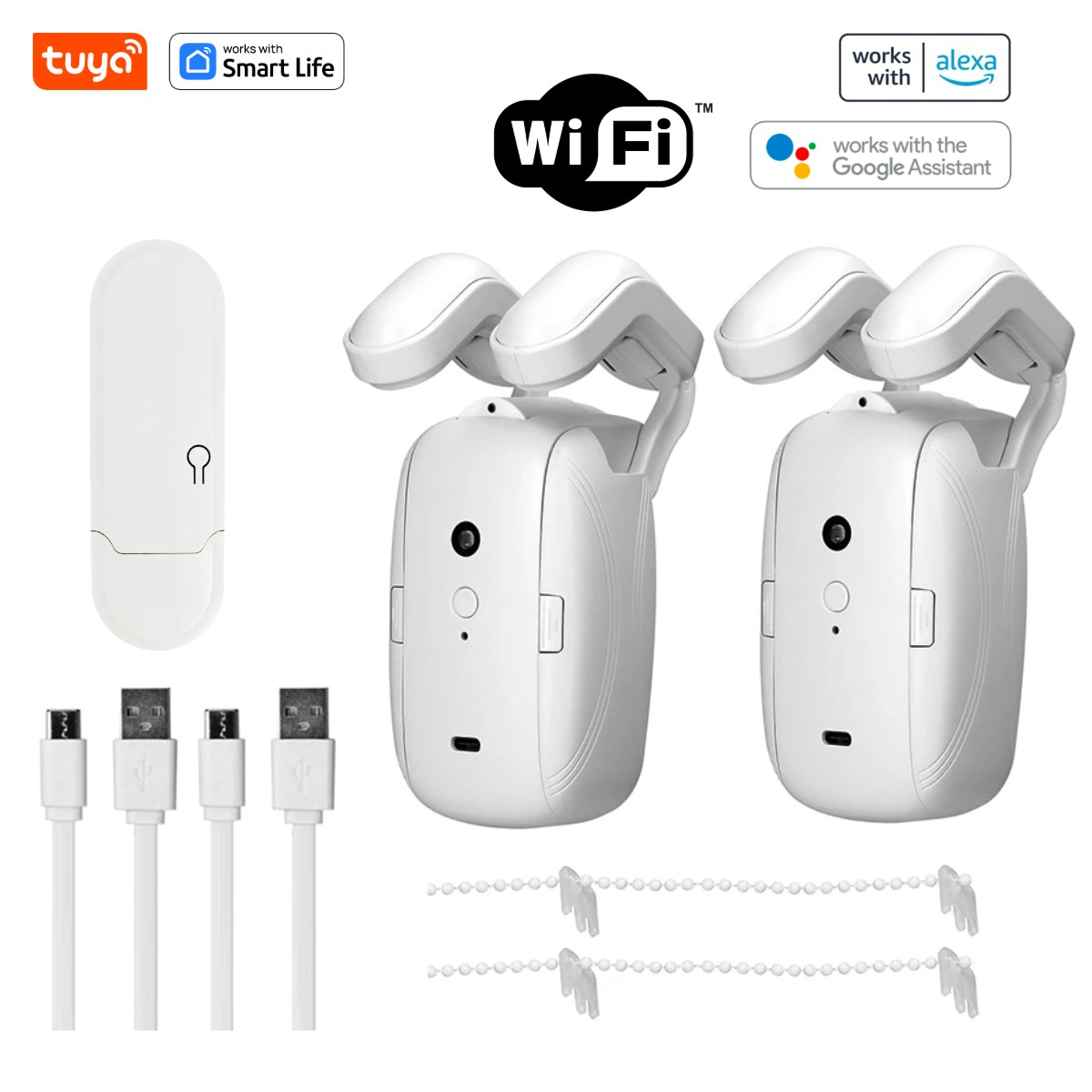 1/2개 투야 스마트 와이파이 커튼 로봇 (허브 포함  - Smart Home Zentrale 리뷰 및 가격