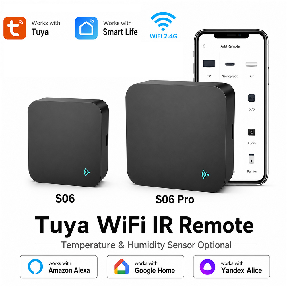 투야 와이파이 IR 리모컨 스마트 홈 기기, 온도 습도 - Smart Home Mqtt 리뷰 및 가격