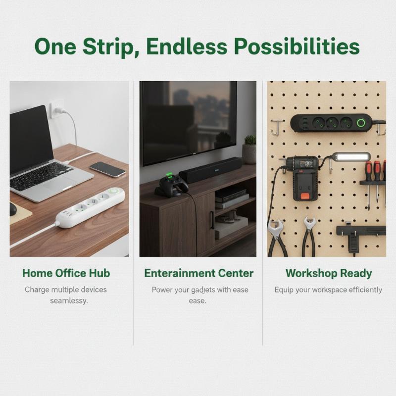 EU 플러그 스마트 파워 스트립 연장 코드 네트워크 필 - Smart Power Strip 리뷰 및 가격