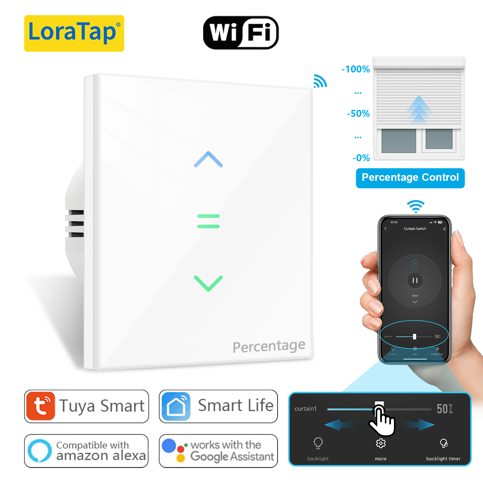7세대 Tuya 스마트 라이프 롤러 셔터 터치 패널 스 - Smart Home Dashboard 리뷰 및 가격