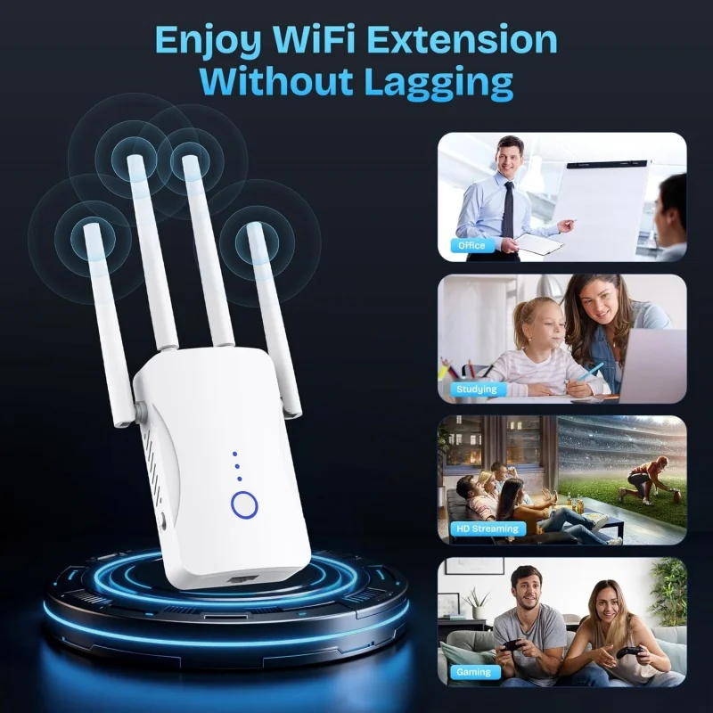 1200Mbps 듀얼 밴드 WiFi 리피터 무선 2.4 - Smart Home Network 리뷰 및 가격
