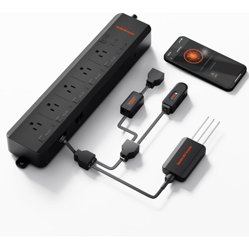 스파이더 파머 5 AC 스마트 앱 제어 콘센트 3 in - Smart Power Strip 리뷰 및 가격