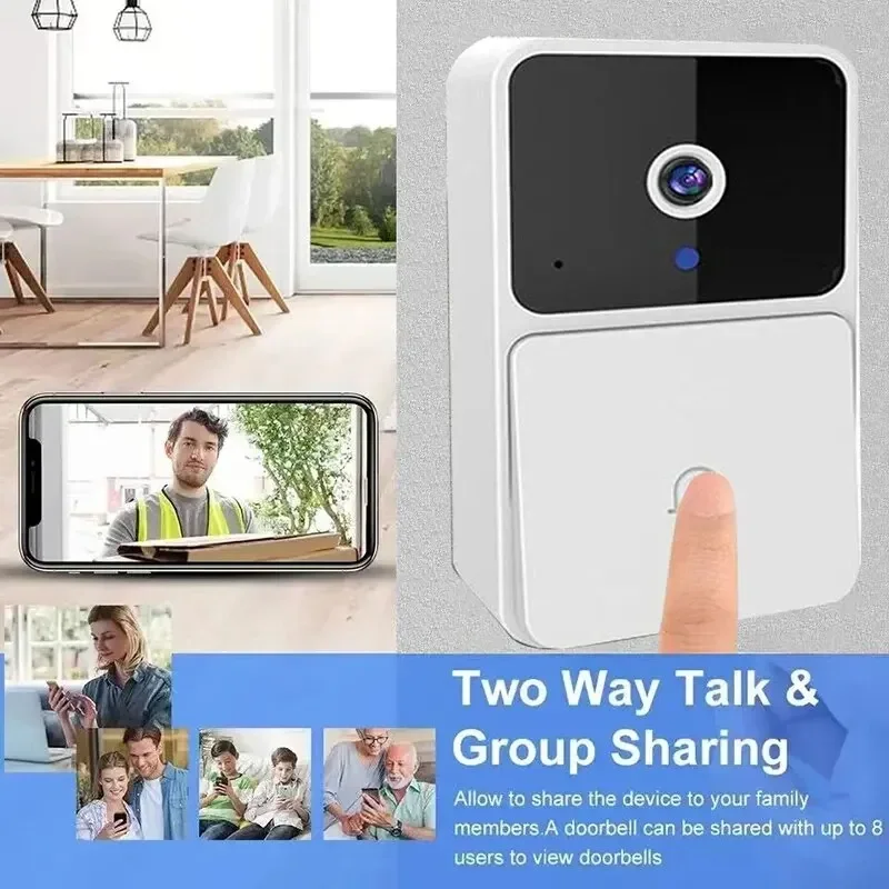 비디오 도어벨 카메라 WiFi 무선 양방향 오디오 인터 - Smart Home Video Doorbell Installation 리뷰 및 가격
