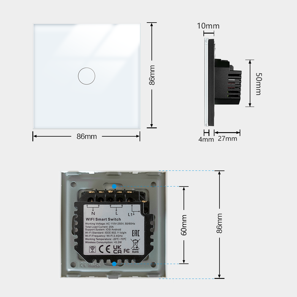 TAWOIA Wifi 스마트 스위치 보일러 온수기 20 - Smart Home Touchscreen Control Panel 리뷰 및 가격