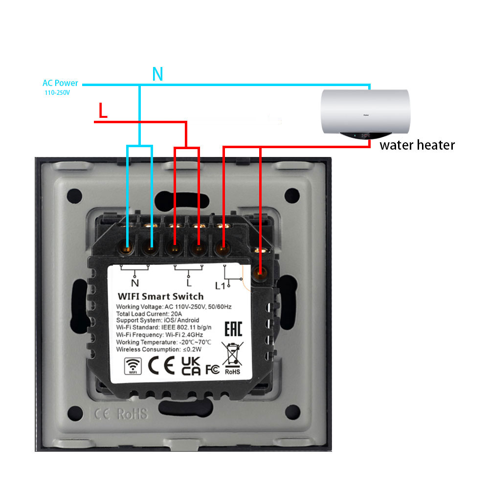 TAWOIA Wifi 스마트 스위치 보일러 온수기 20 - Smart Home Touchscreen Control Panel 리뷰 및 가격