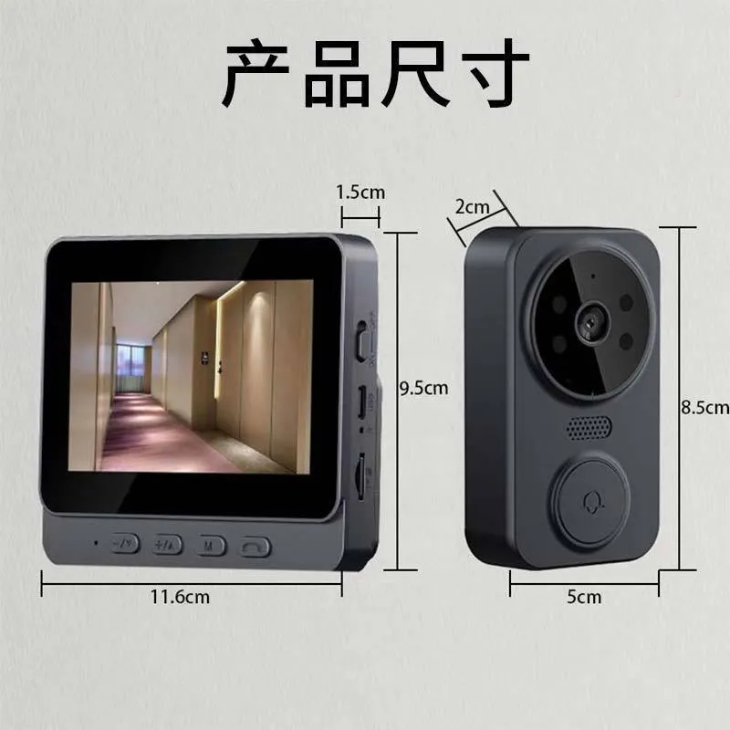 스마트 무선 비디오 초인종 카메라 HD 도난 방지 틈구 - Smart Home Video Doorbell Installation 리뷰 및 가격
