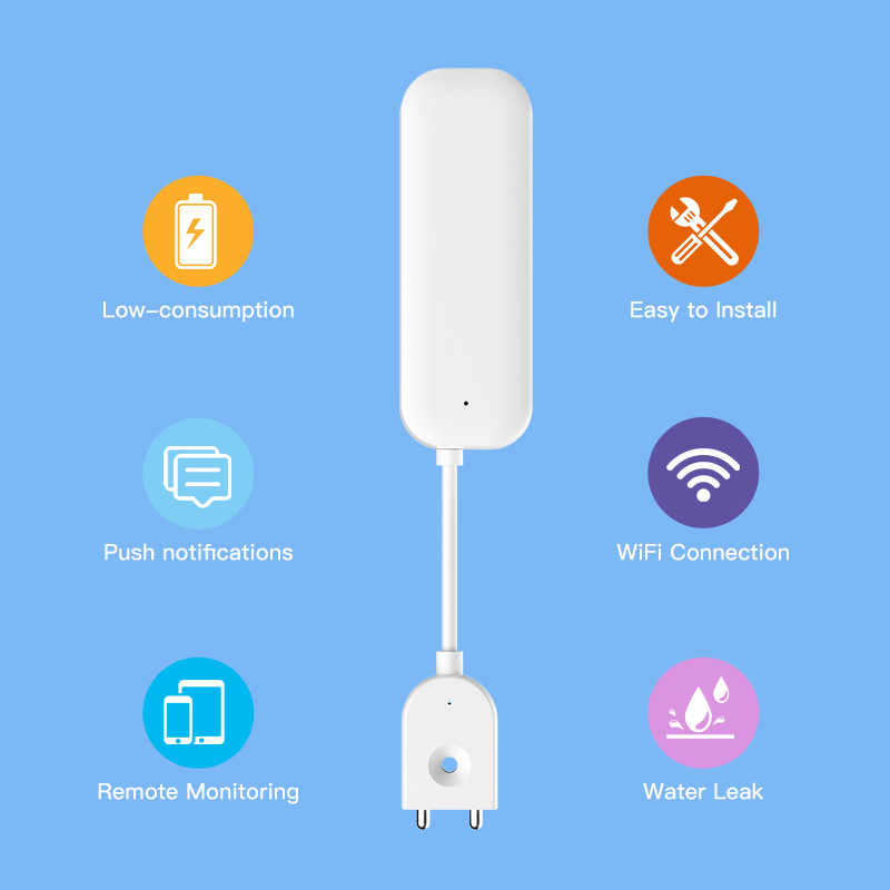 Tuya WiFi ZigBee 워터 센서 누출 경보 홍 - Smart Home Network 리뷰 및 가격