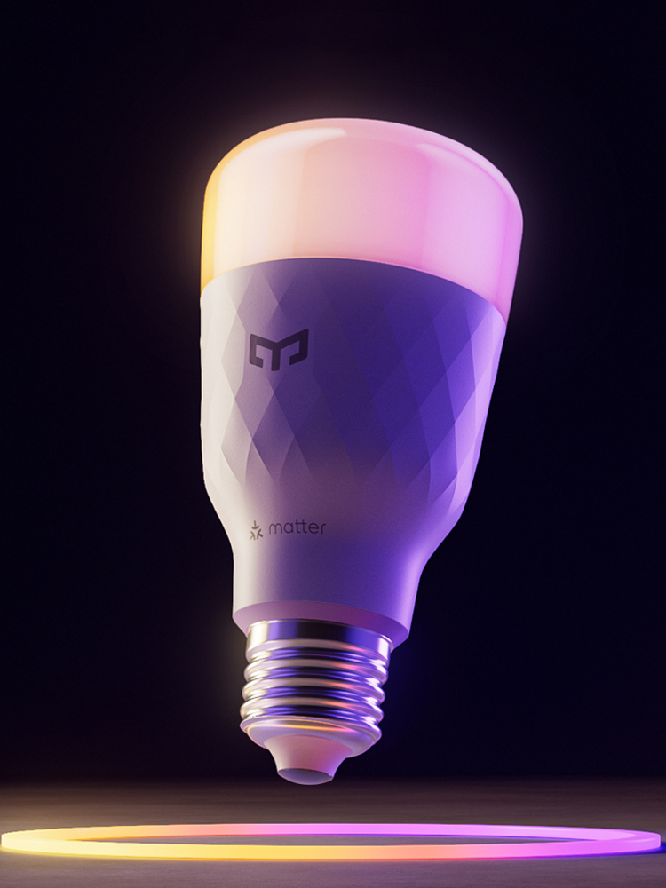글로벌 Yeelight D1 스마트 LED 전구 컬러  - Smart Home Apple 리뷰 및 가격