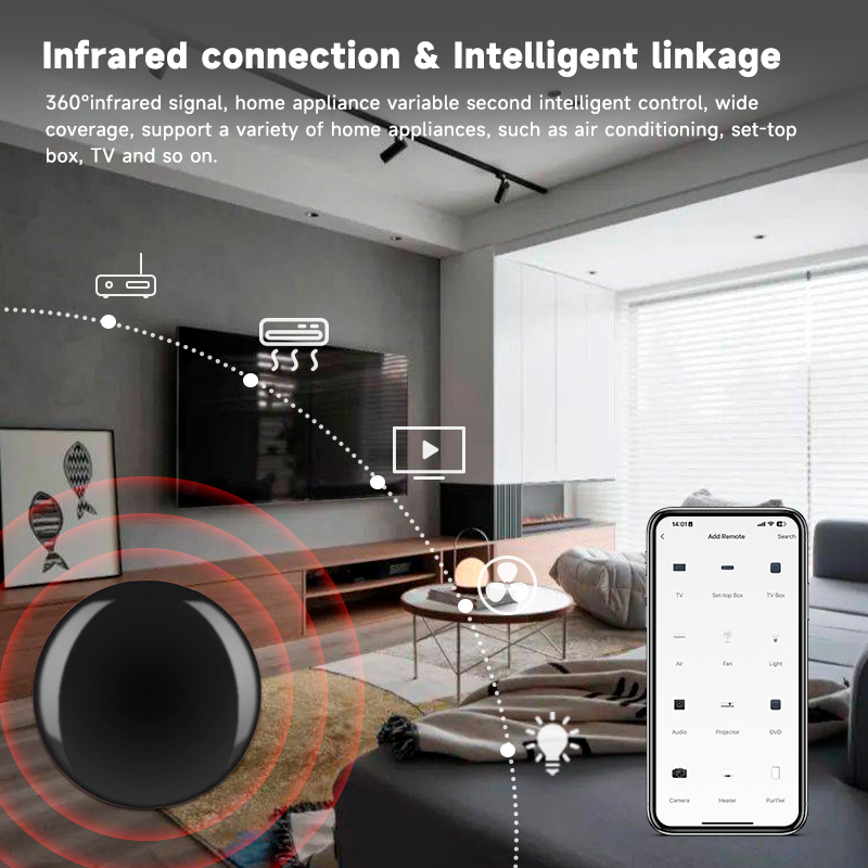Tuya Zigbee 범용 IR 원격 제어 TV DVD - Smart Home Zentrale 리뷰 및 가격