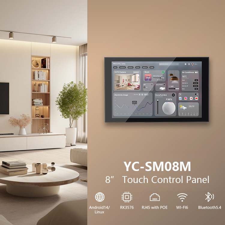 안드로이드/리눅스 터치스크린 금속 케이스 스마트 패널  - Smart Home Touchscreen Control Panel 리뷰 및 가격