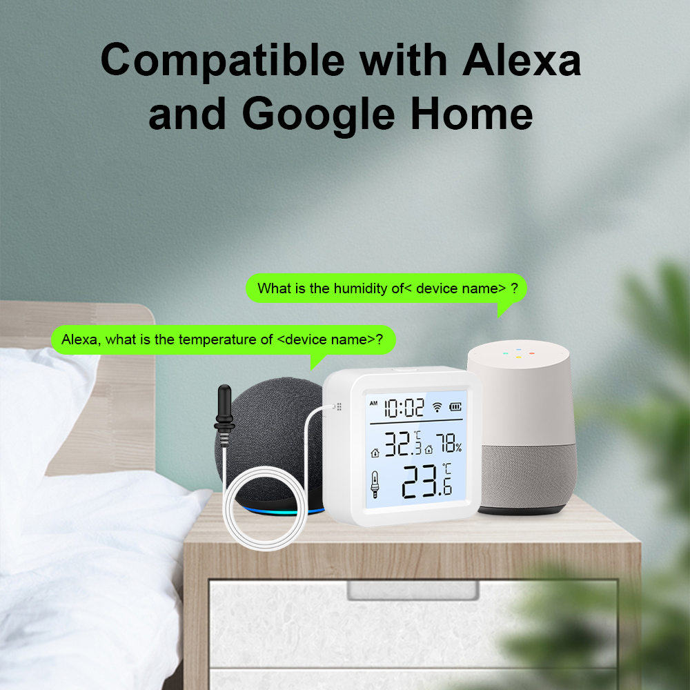 외부 프로브가 있는 WiFi 습도 온도 센서, 실내/실 - Smart Home Monitor 리뷰 및 가격