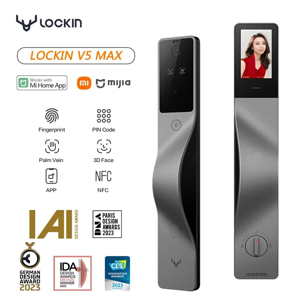 락인 V5 맥스 3D 얼굴 인식 스마트 도어락 손바닥  - Smart Home Door Lock 리뷰 및 가격