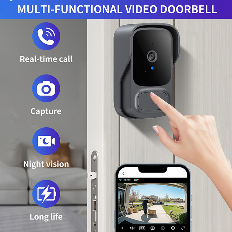 클라우드 스토리지를 갖춘 Tuay 와이파이 초인종 카메 - Smart Home Video Doorbell Installation 리뷰 및 가격
