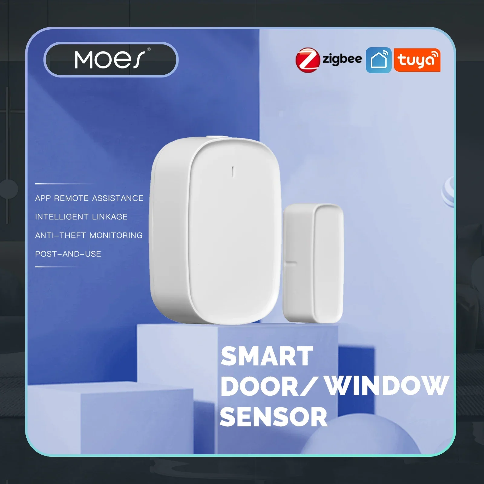 MOES 투야 지그비 와이파이 스마트 윈도우 도어 게이 - Smart Home Orvibo 리뷰 및 가격
